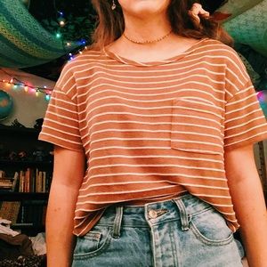 striped pocket shirt
